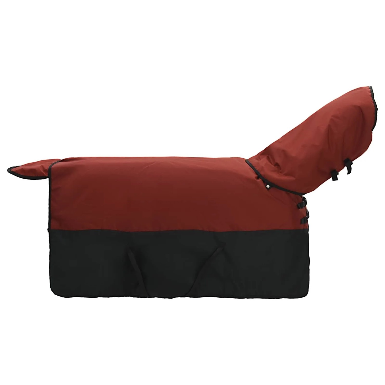 vidaXL Pferdedecke Dunkelgrün und Schwarz 165 cm Polyester 42013136