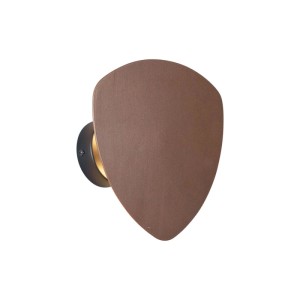 Design Wandleuchte Bronze Organisch, 20 cm, 2-flammig. Moderne Lampe für Wohnzimmer & Flur.