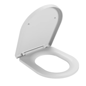 Domberg WC-Sitz, passend für WC DB1004, aus Duroplast mit Absenkautomatik und Schnellabnahme.