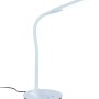 Weiße Trio LED-Touch-Tischleuchte Polo, Schreibtischlampe mit flexiblem Arm und Touch-Bedienung.