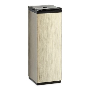 SOTECH Möbelfuß DAK II 40 x 40 mm Höhe 120 mm Edelstahloptik Höhenverstellbar