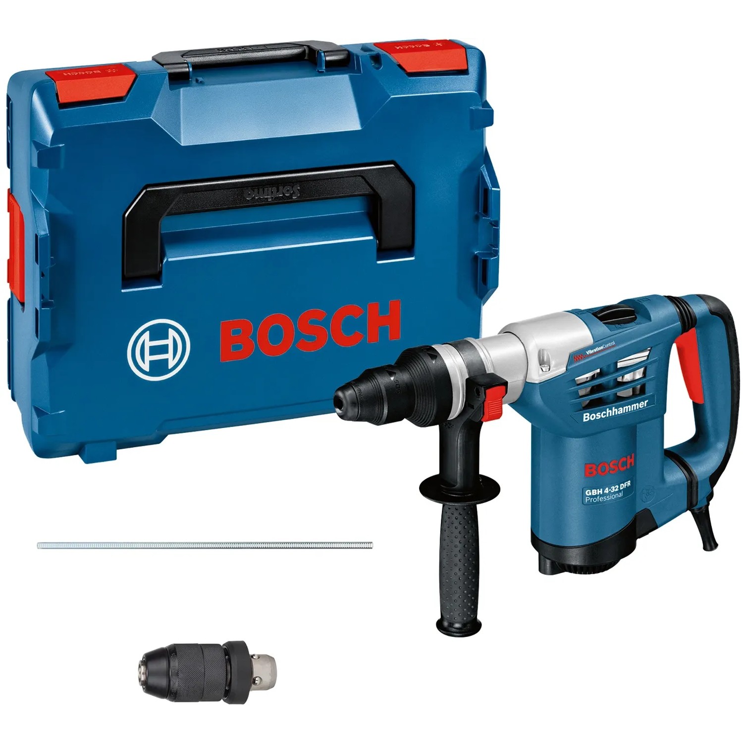 Bosch Bohrhammer mit SDS plus GBH 4-32 DFR L-BOXX Schnellspannbohrfutter