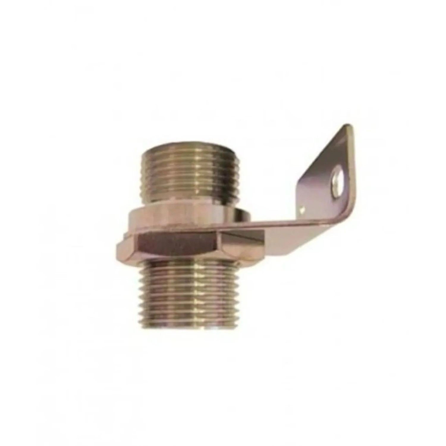 Ich-Zapfe Wandhalter Beidseitig 5/8 Zoll mit Haltewinkel Silber NW 10 mm