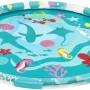 Bestway Wassermatte Underwater, Ø 165 cm, mit buntem Meeresdesign für Wasserspaß im Garten.