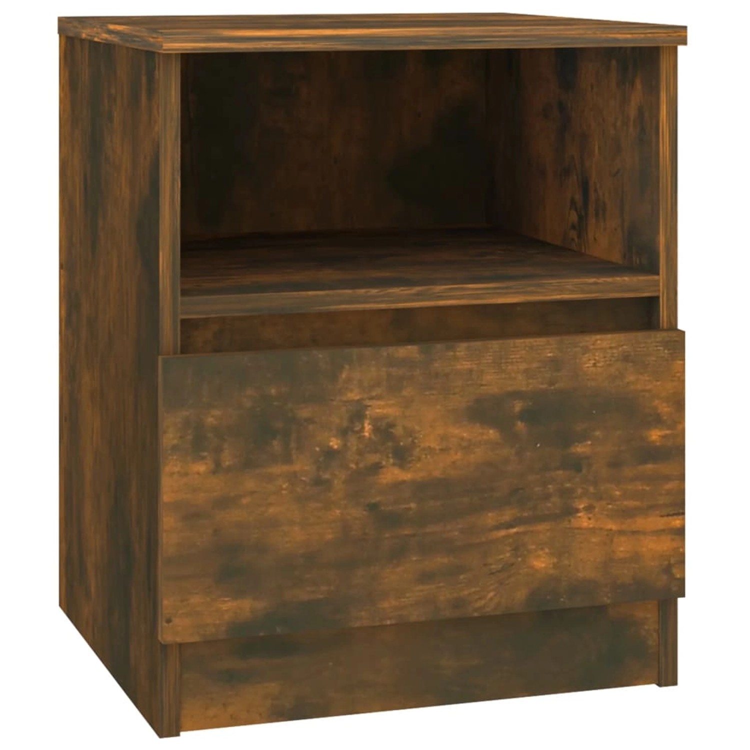 vidaXL Nachttisch Räuchereiche 40x40x50 cm Holzwerkstoff Modell 9
