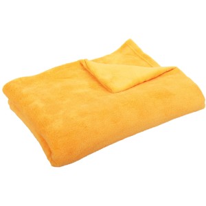 Hellorange Bestlivings Babydecke aus Mikrofaser, 90x140 cm, weich und kuschelig.