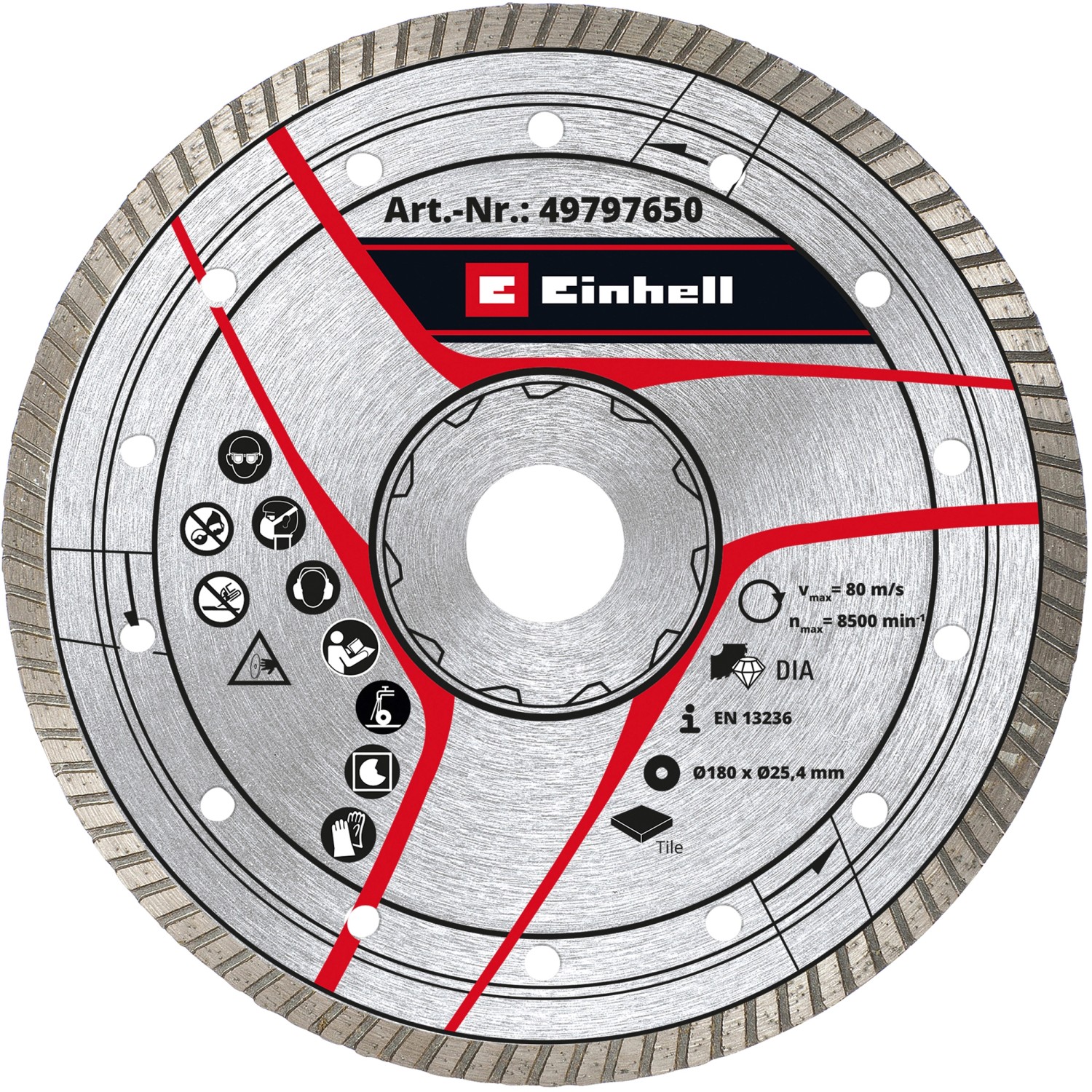 Einhell Accessory Diamant-Trennscheibe für Fliesenschneider 180 mm x 25,4 m günstig online kaufen