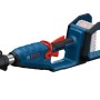 Bosch Professional Akku-Teleskopheckenschere GHE 18V-50 TP Solo, blau, mit Akku. Heckenschere für hohe Hecken.