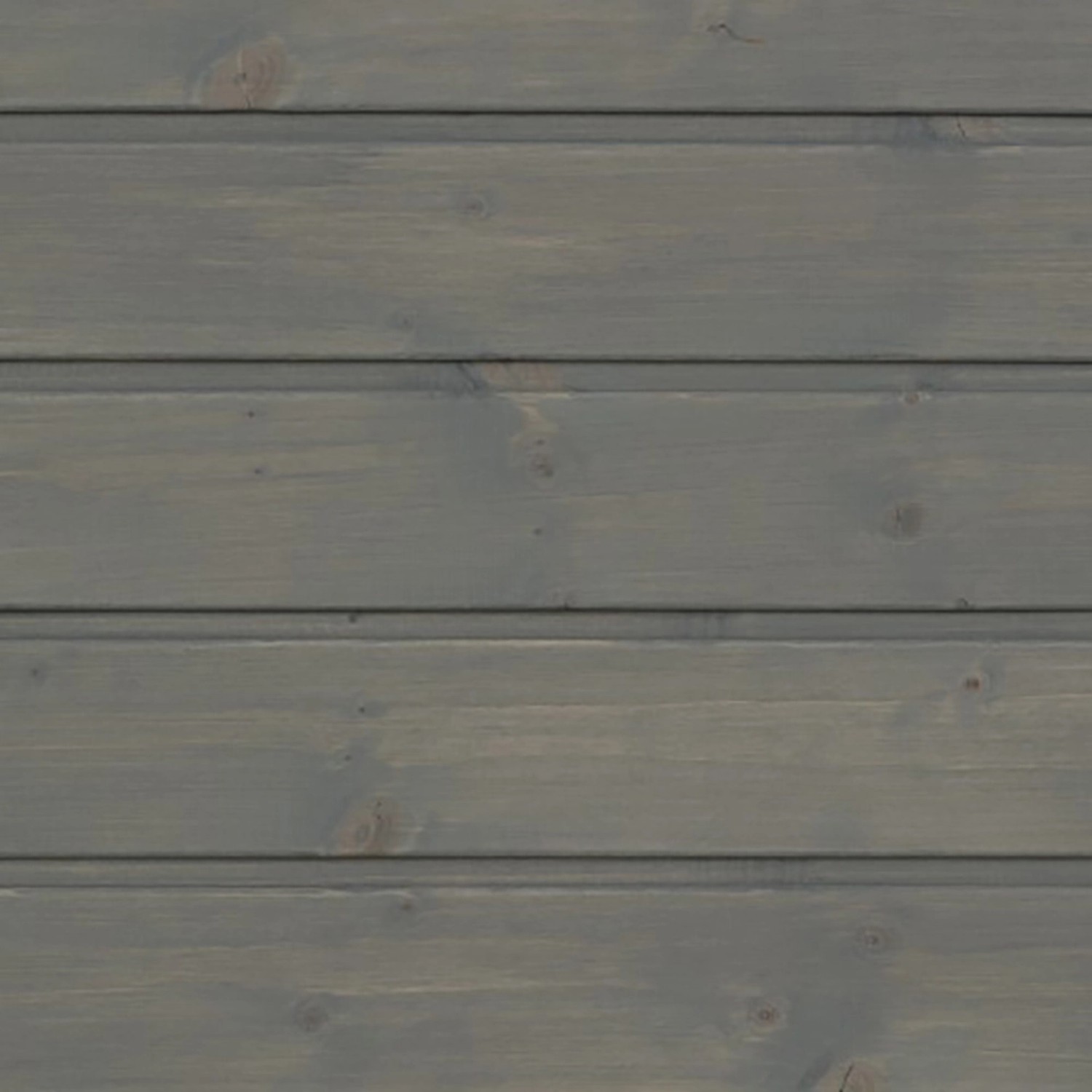 Holzverkleidung mit Bondex Sauna Finish Grau behandelt.