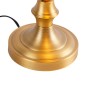 QAZQA Klassische Notarlampe Bronze mit Braunglas Banker_7