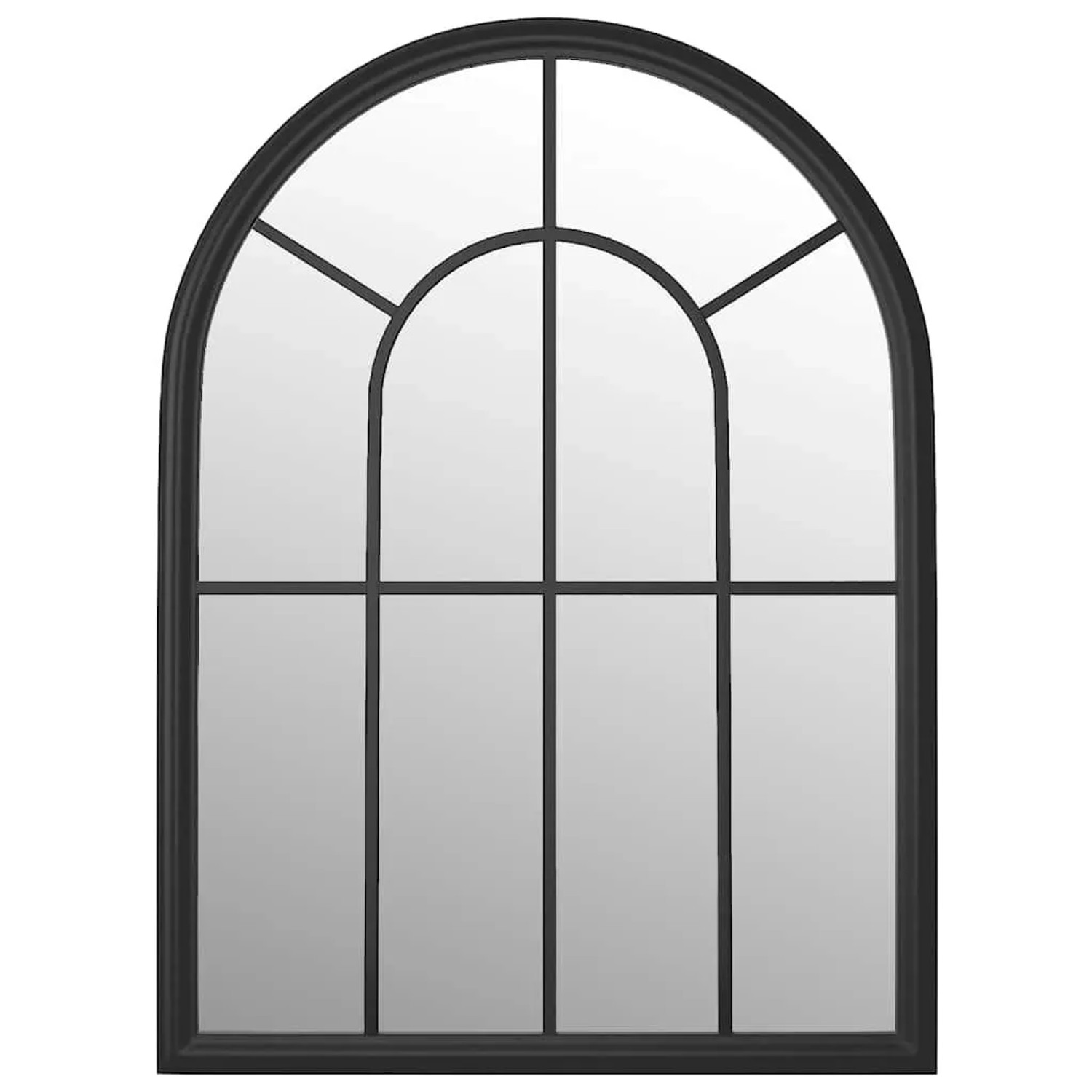 vidaXL Spiegel Schwarz 60x45 cm Eisen für den Innenbereich 3093516