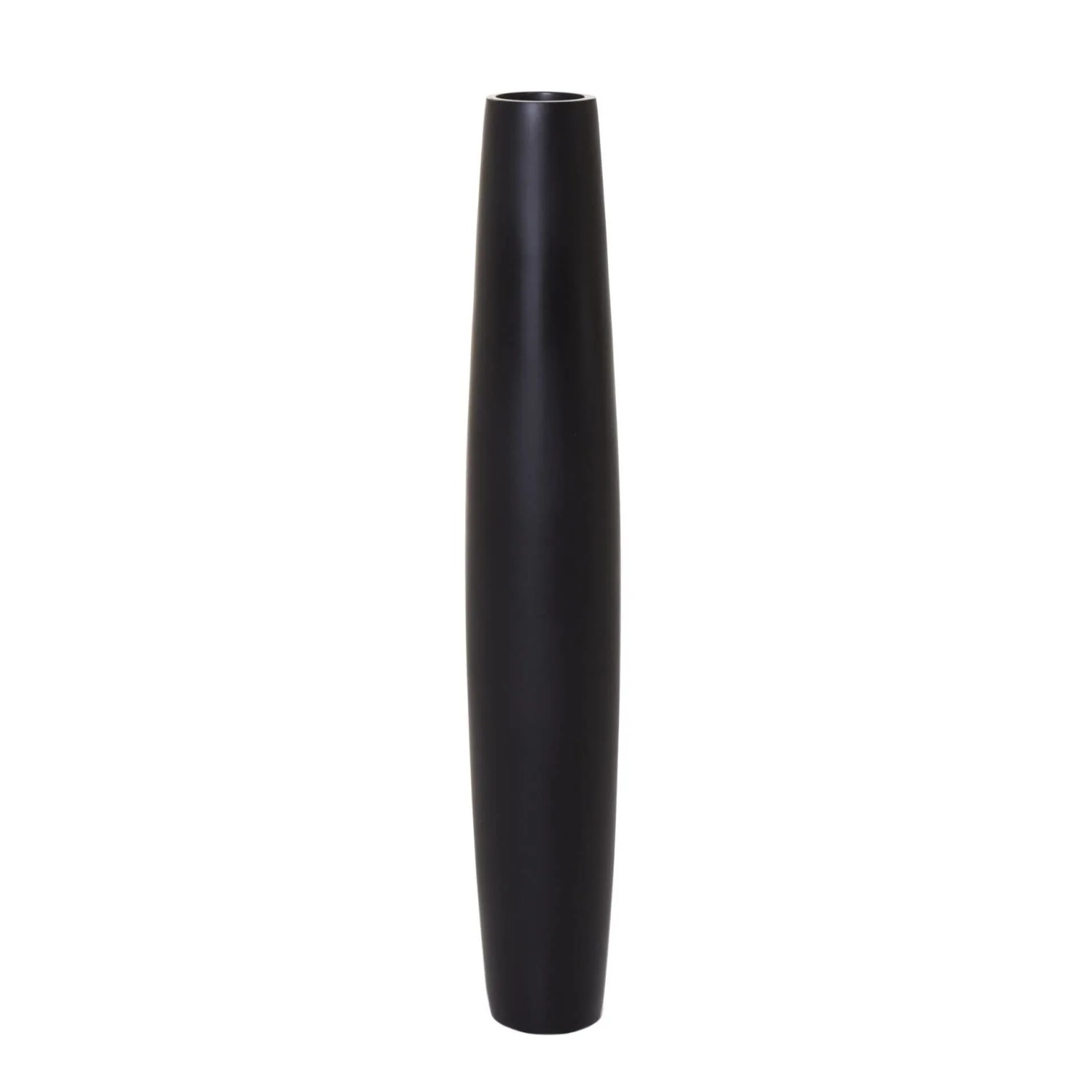 Vivanno Bodenvase Isondra 9 cm x 9 cm x 80 cm Schwarz