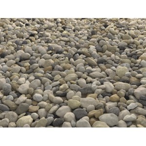 Heller Quarzkies, 16-25 mm, ideal für Gartenwege und Dekoration.