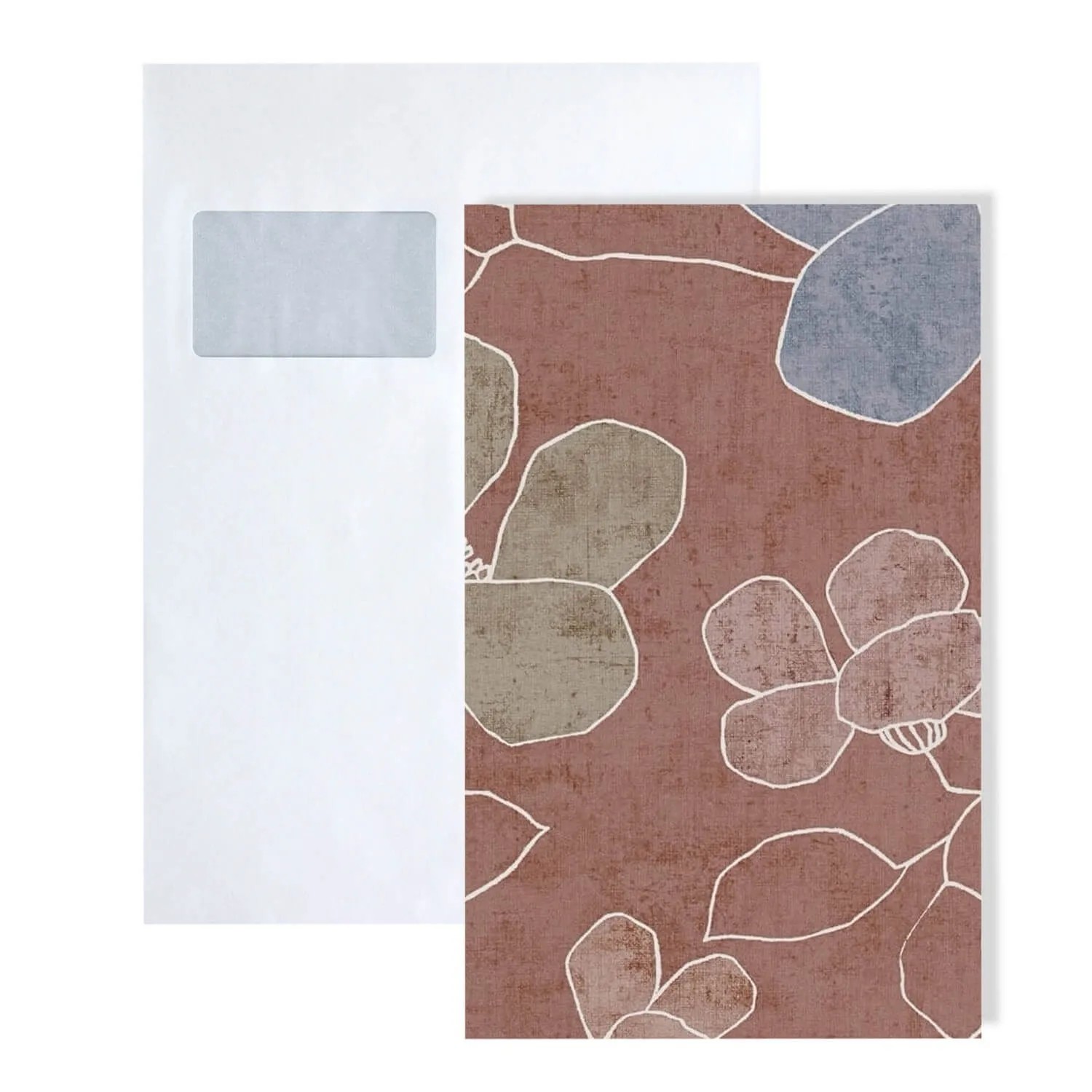 PROFHOME S-791471-GU DIN A4 Muster der Floralen Tapete 1 Musterstück