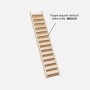Kordo Setzstufen für gerade Normandie Treppe, Fichte unbehandelt, 14er Set für Innenbereich.