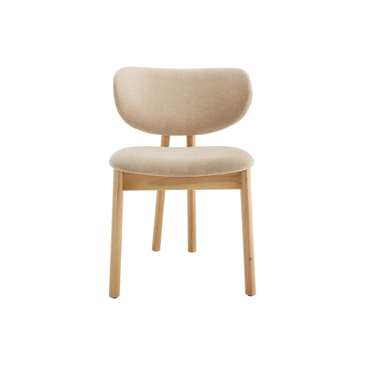 Vente-unique Stuhl Faldra Beige  Naturfarben Hell 50 cm
