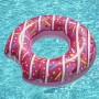 Bestway Schwimmring Donut, Ø 94 cm, rosa, im Wasser. Badespaß im Sommer!