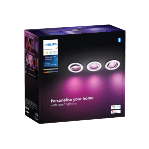 Philips Hue Smart-Einbauspot Centura White & Color Ambiance Weiß 3er Pack