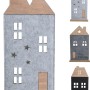 Deko Aufsteller Haus aus Filz, 38 cm hoch, 3-fach sortiert, Weihnachtsdekoration.