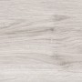 Bodenfliese Feinsteinzeug, matt glasiert, 60x15 cm, Holzoptik hellgrau.