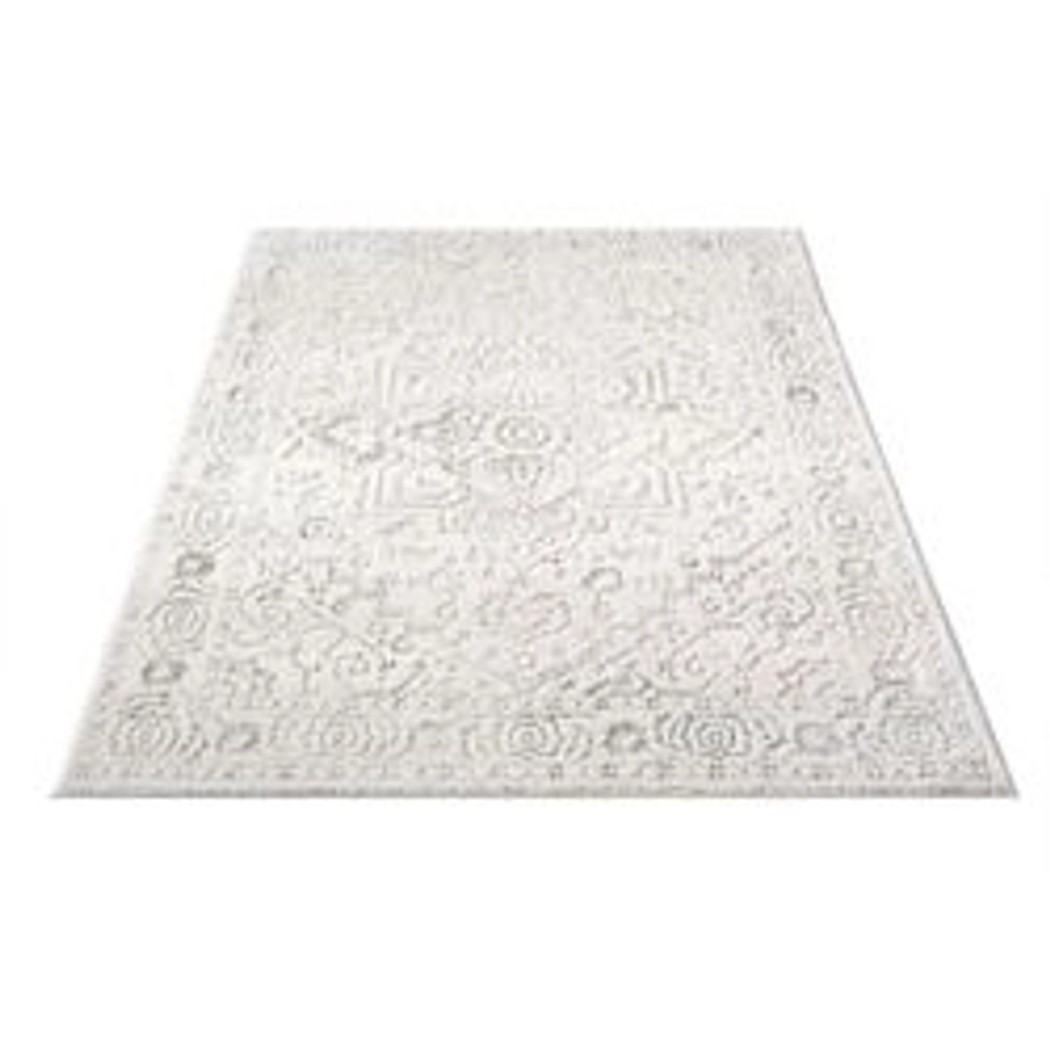 payé Teppich Ello 0638 Boho Flachflor 140x200 cm Cream