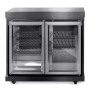 MyOutdoorKitchen Kühlschrank mit zwei Türen, Black Collection, für Outdoorküchen.