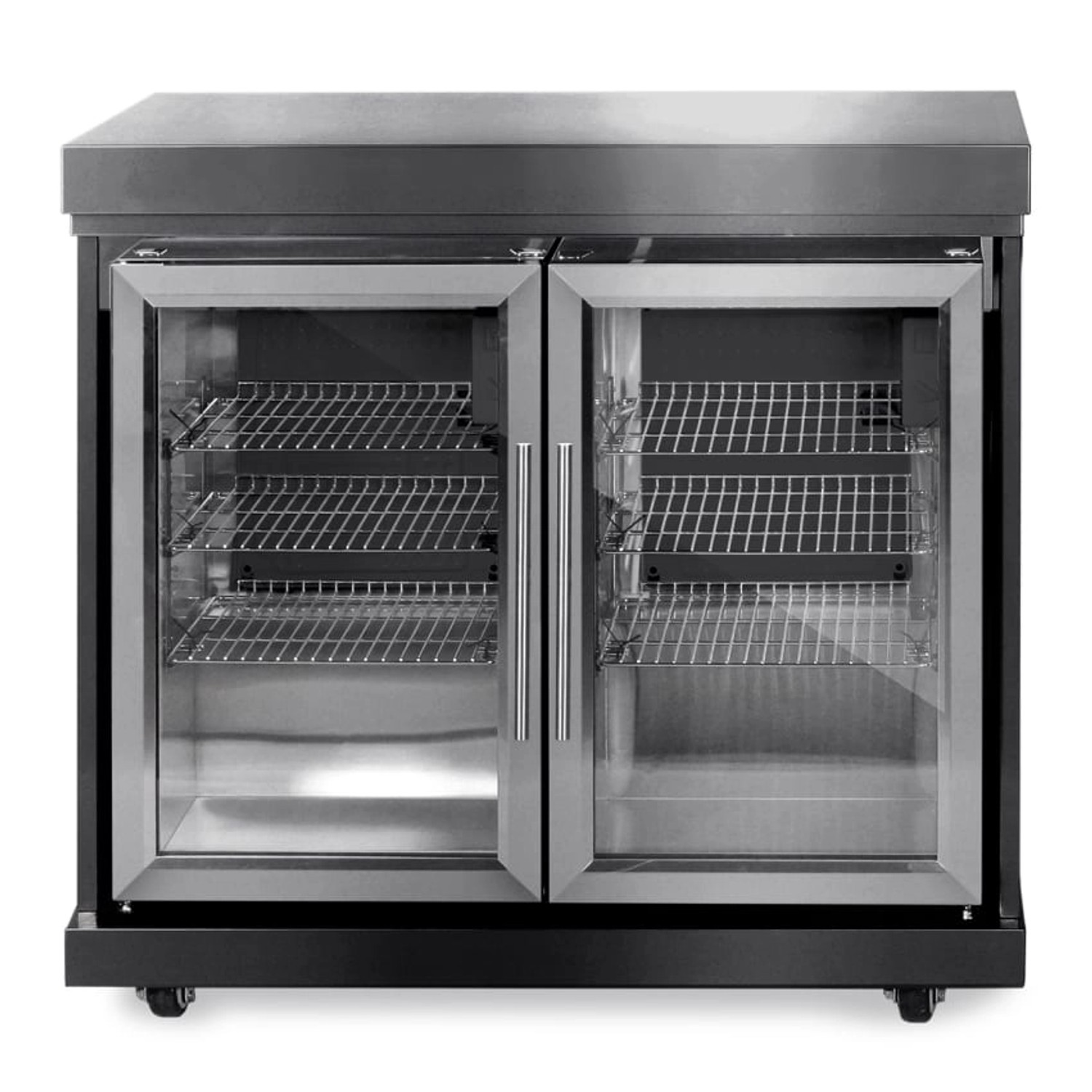 MyOutdoorKitchen Zweitüriger Modul-Kühlschrank Black Collection günstig online kaufen