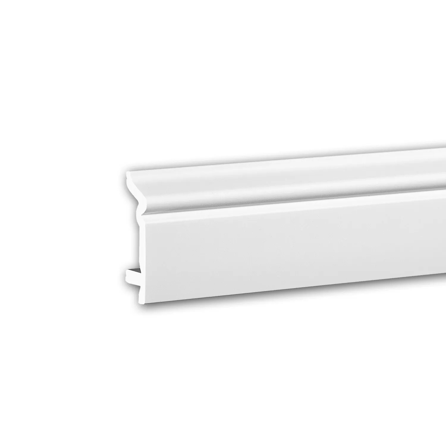2 M Weiße PVC Sockelleiste, 100 Mm Hoch - Flexibel & Einfach Zu Installieren