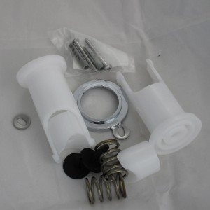 Kludi Wandhalter-Set für V-Wandstange, neutral: Befestigungsmaterial, Schrauben, Dübel, Dichtungen, Federn.