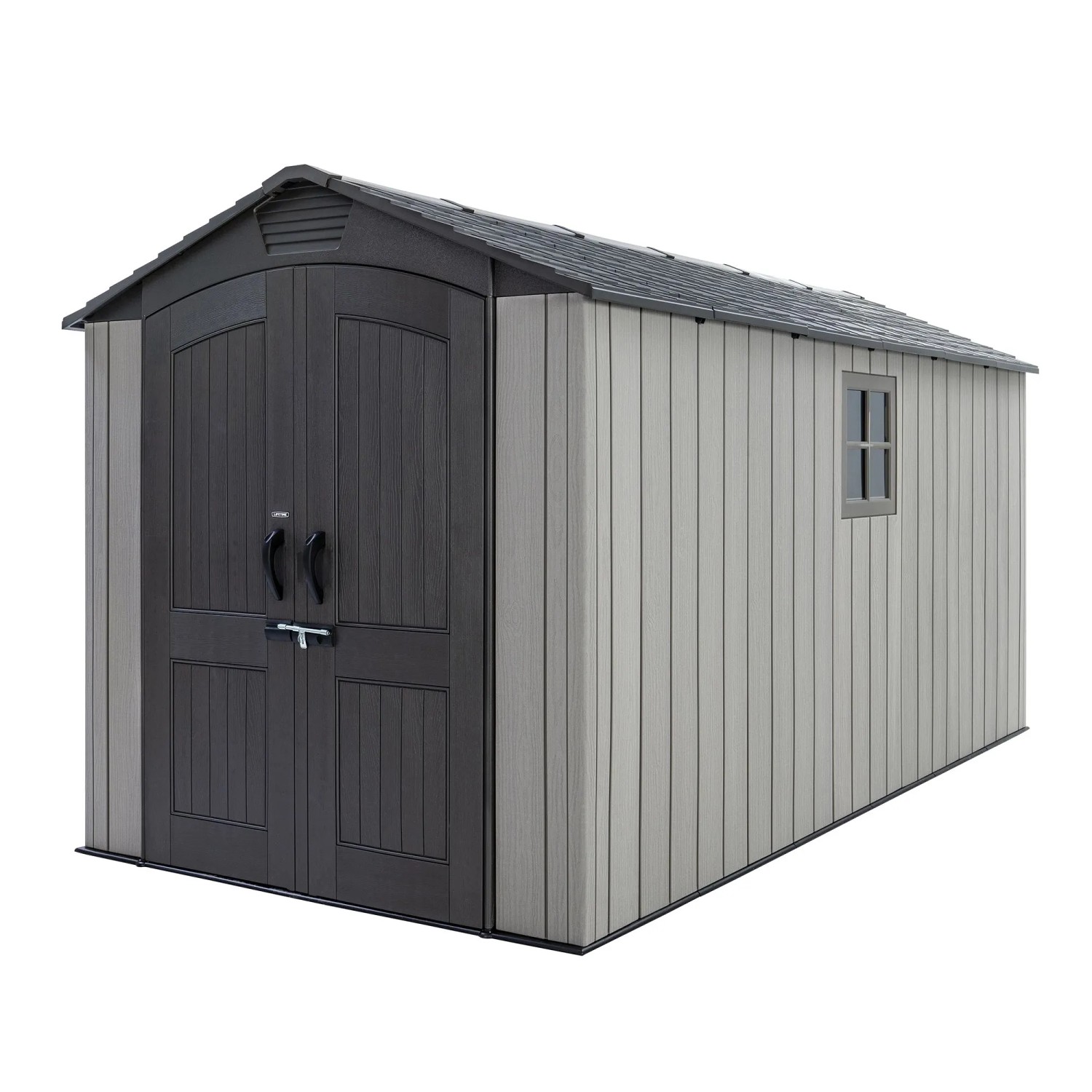 Lifetime Gerätehaus Utah Grau 427 cm x 206 cm x 265 cm