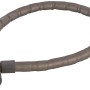 Graues Prophete Panzerkabelschloss, 100 cm lang, für Fahrräder.
