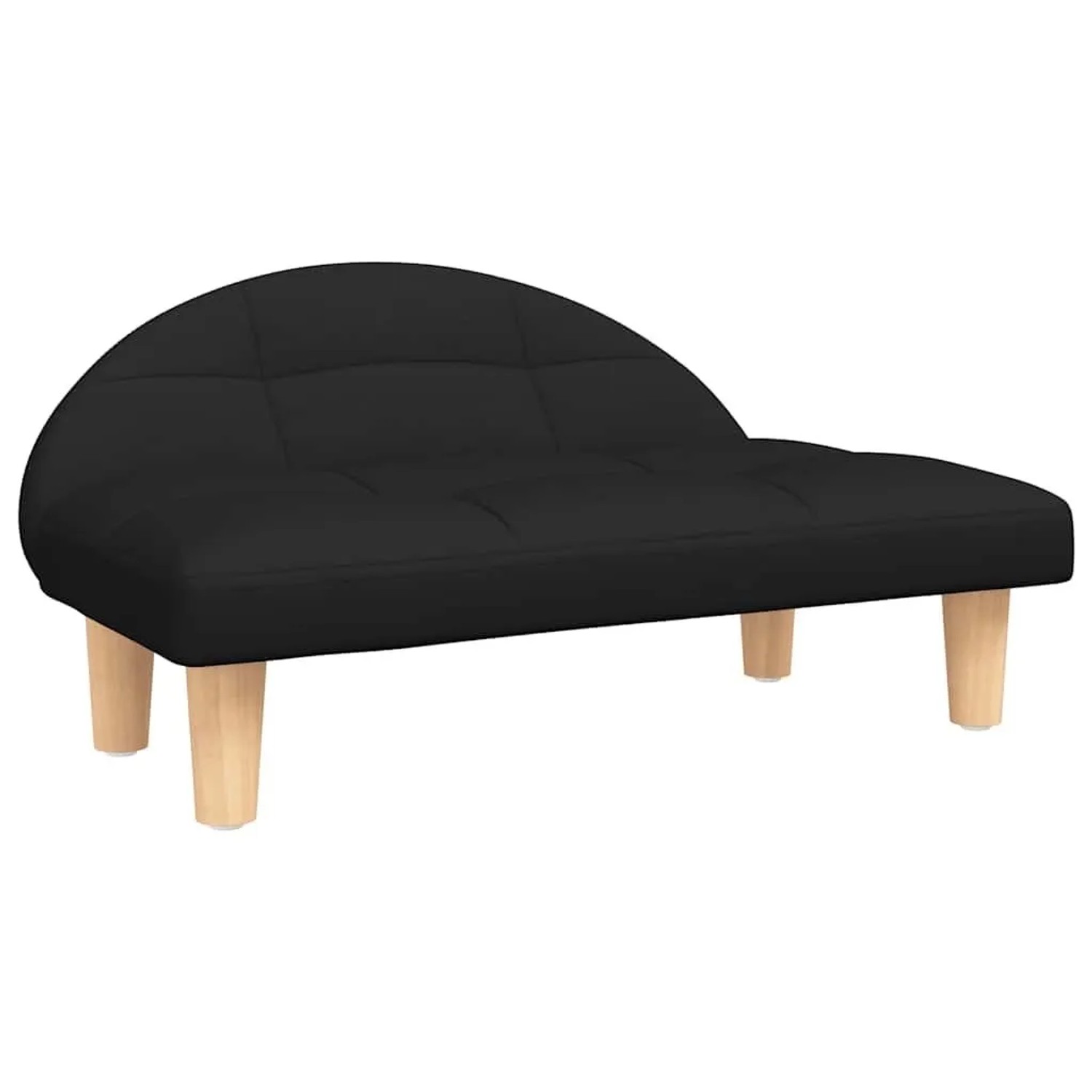 vidaXL Hundebett Schwarz 70x52x30 cm Stoff 171937