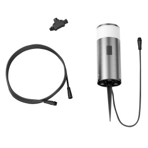 Philips Hue Calla Sockelleuchte, Erweiterung für smarte Außenbeleuchtung mit Farbwechsel.