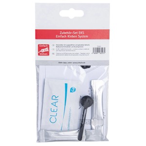 Schulte EKS Komfort K600 Kleber Set für Badewannenfaltwände, inkl. Reinigungstuch und Spachtel.