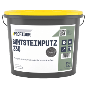 Profidur Buntsteinputz 230 Dunkel 25 kg