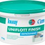 Knauf Uniflott Finish imprägniert, 6kg Eimer, gebrauchsfertige Spachtelmasse für Feuchträume.