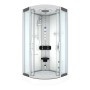AcquaVapore Duschkabine 90x90 mit Regendusche, Handbrause und Massagedüsen.