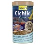 Dose Tetra Cichlid Crisps Fischfutter-Granulat für farbenprächtige Fische. Fördert klare Wasser & Verdauung.