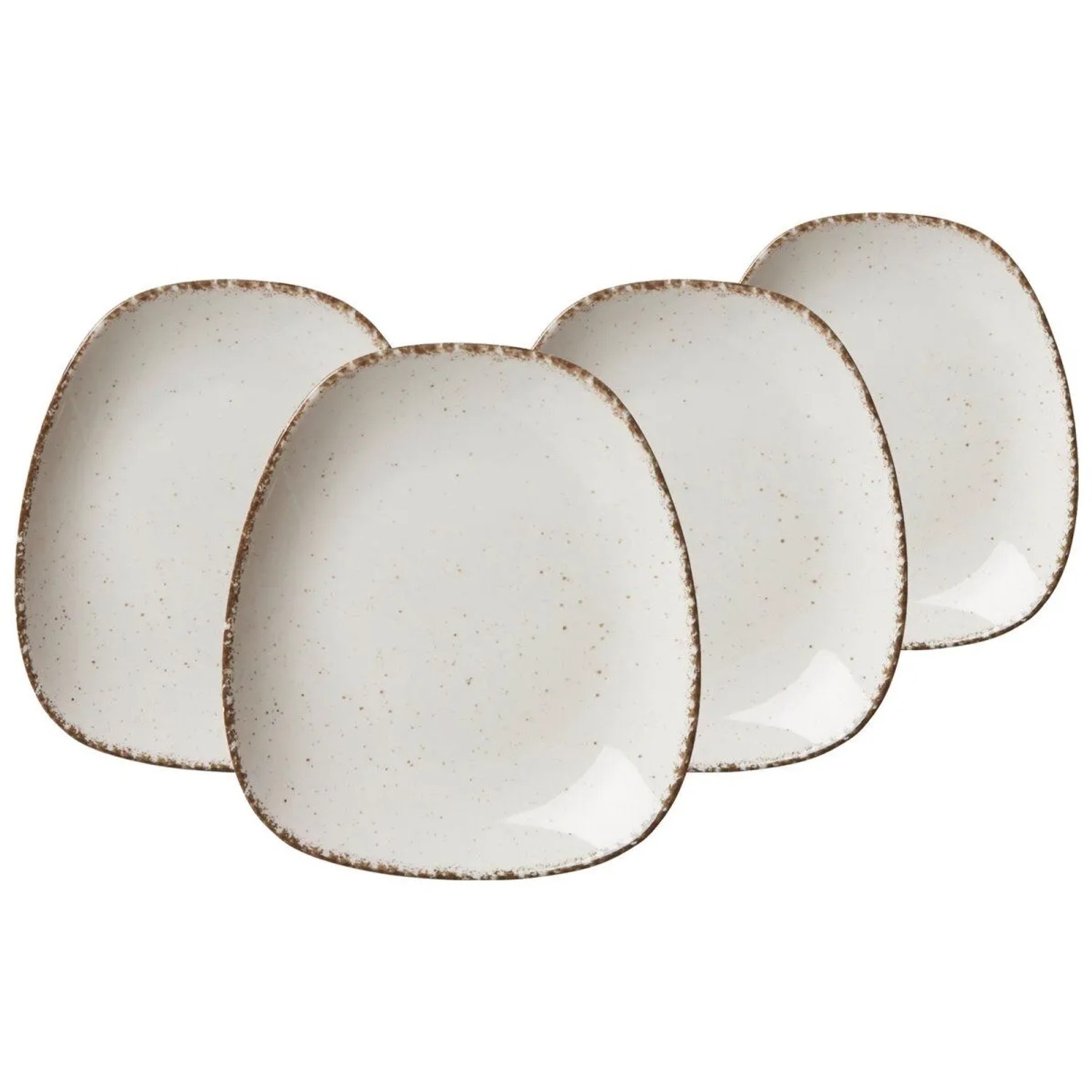 Ritzenhoff & Breker Casa Dessertteller 22,5 x 20 cm 4er Set Creme