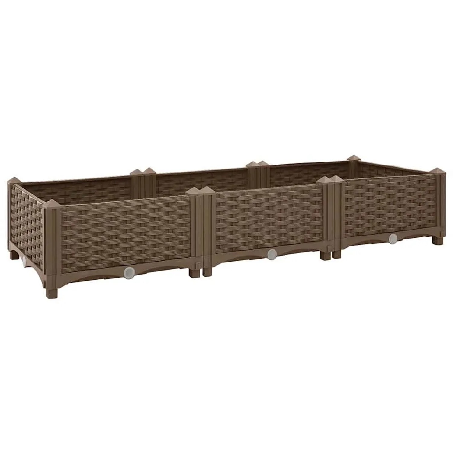 vidaXL Hochbeet 120x40x23 cm Polypropylen 316513