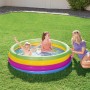 Bestway Planschbecken Swim Squad mit Kindern im Garten, bunt, Ø 157 cm.