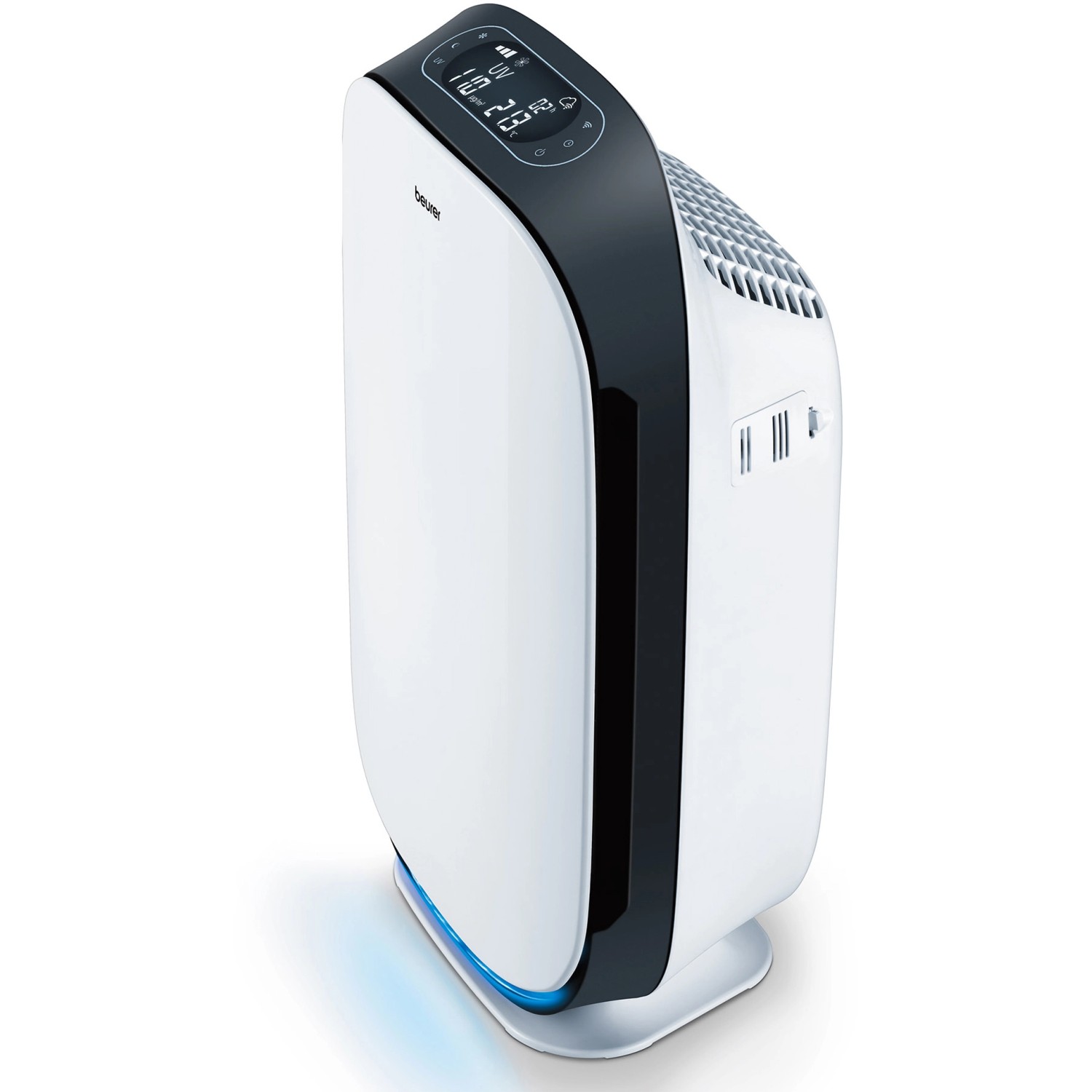 Beurer LR 500 Luftreiniger mit App-Steuerung, weiß/schwarz, für Allergiker geeignet.