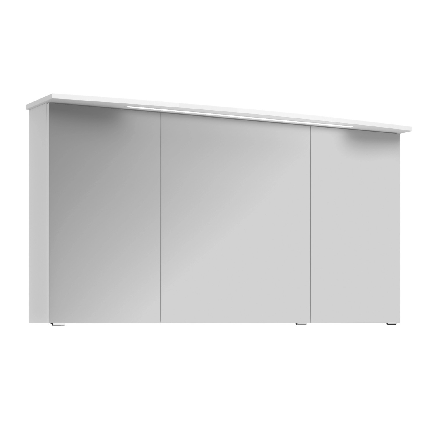 Pelipal Spiegelschrank Serie 4010 Weiß Glänzend 142 cm mit Softclose Türen