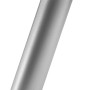 Hettich Theken-Konsole, rund, 165 mm, Stahl in Aluminium-Optik, zur Montage an Arbeitsplatten.