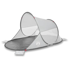 vidaXL Strandzelt Grau Pop-Up Wasserdicht 4004151