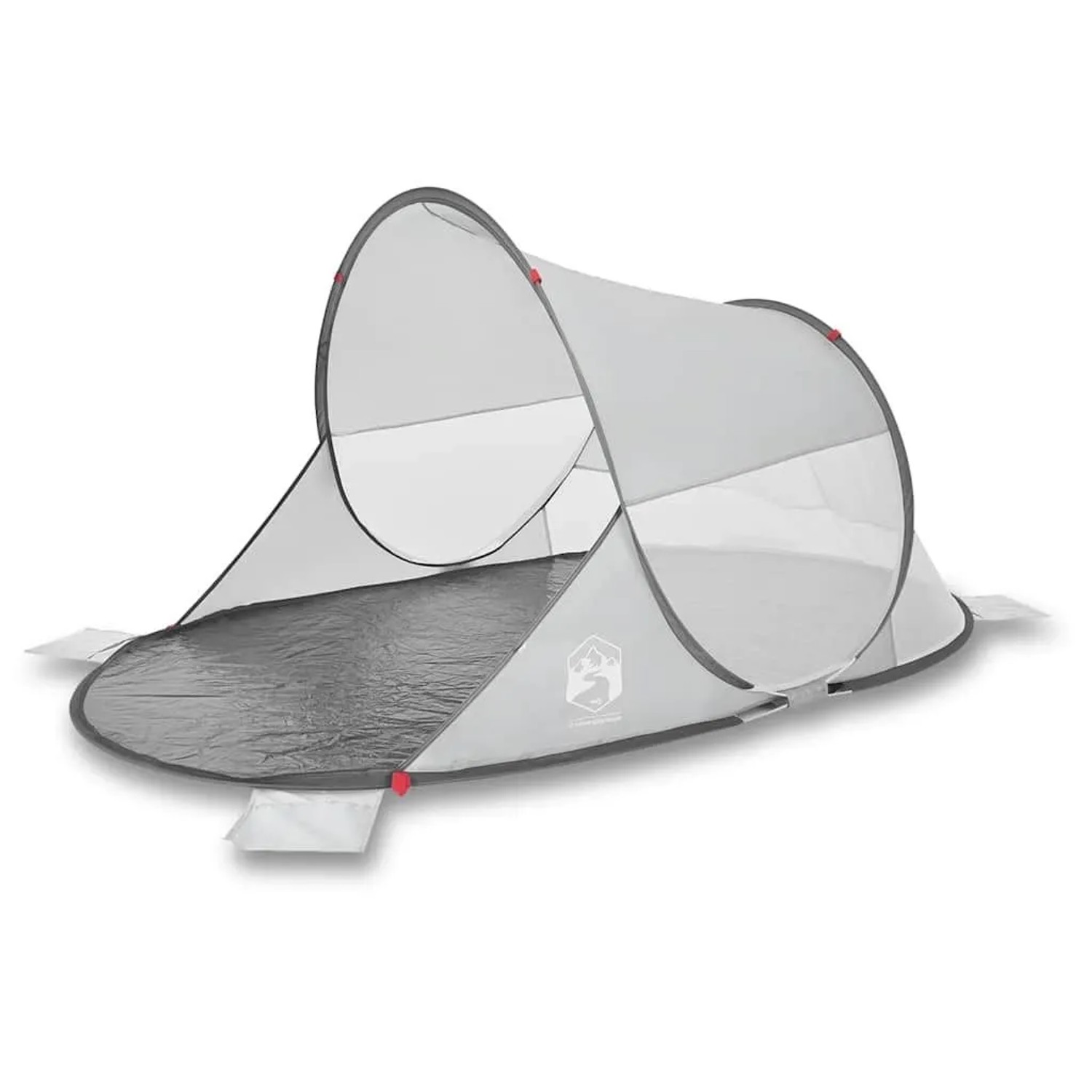 vidaXL Strandzelt Grau Pop-Up Wasserdicht 4004151 günstig online kaufen