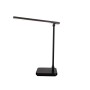 Schwarze LED-Tischleuchte Mover von Näve, ideal als Schreibtischlampe mit Farbwechsler.