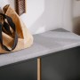 SoBuy Schuhbank FSR117-SCH mit Sitzfläche, Stauraum, schwarz und Bambus