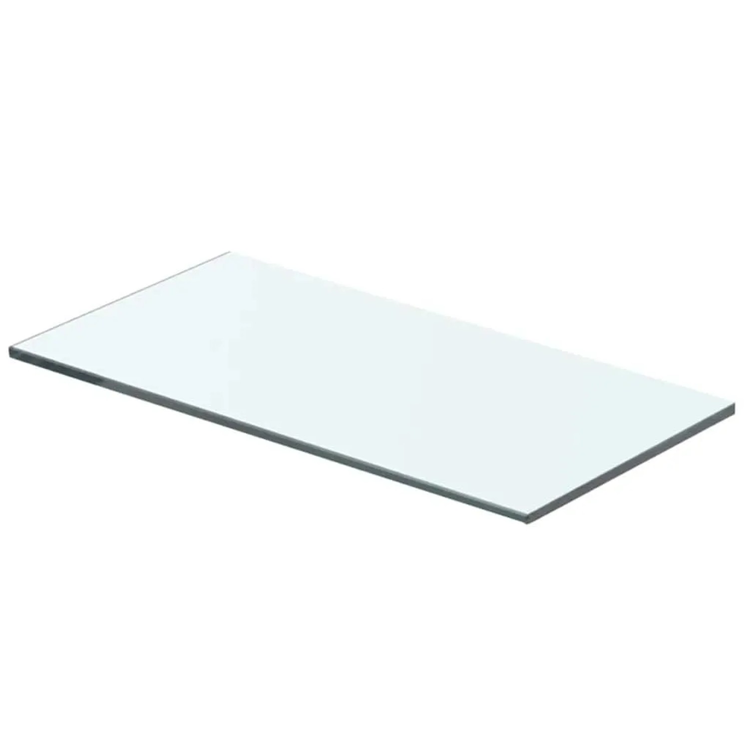 vidaXL Regalboden Glas Transparent 40x15 cm 243813