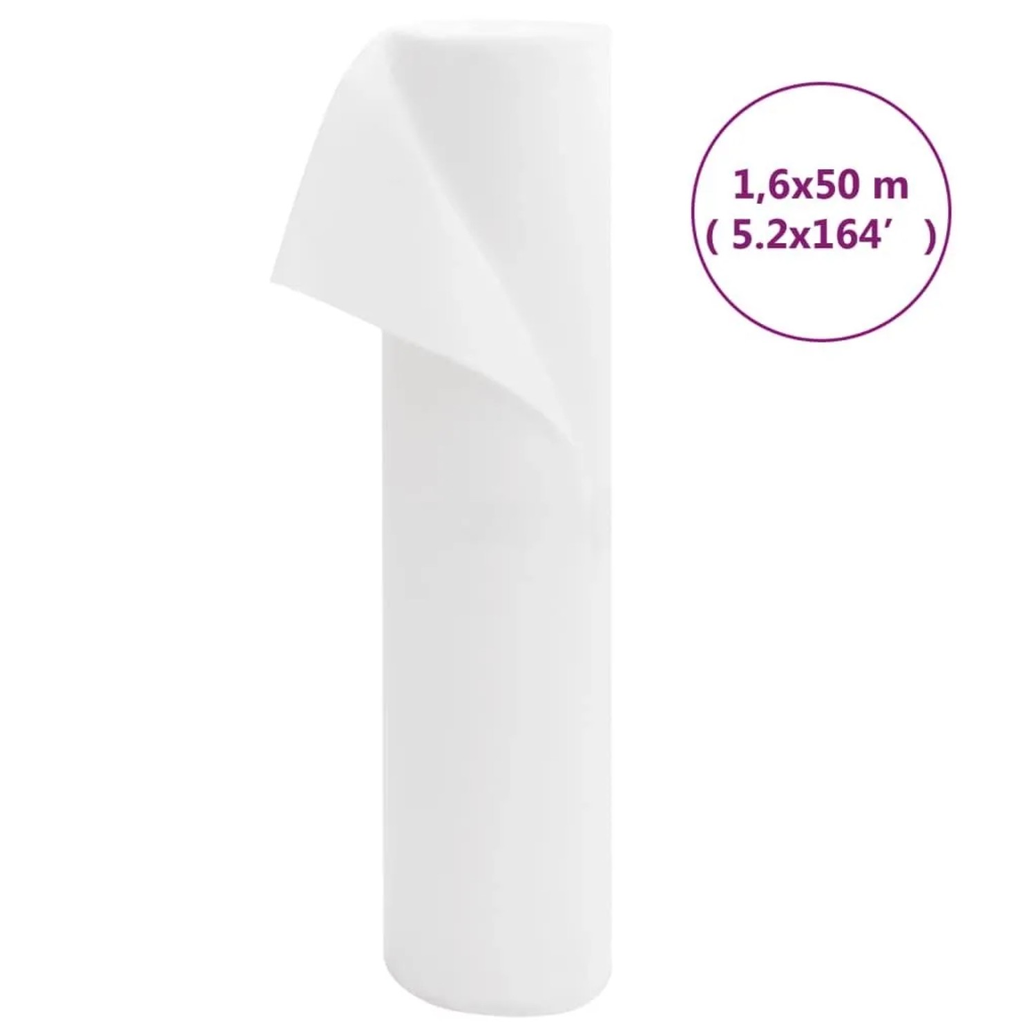 vidaXL Wintervlies 2 Rollen 70 g/m² 50x1,6 m 3203510_8
